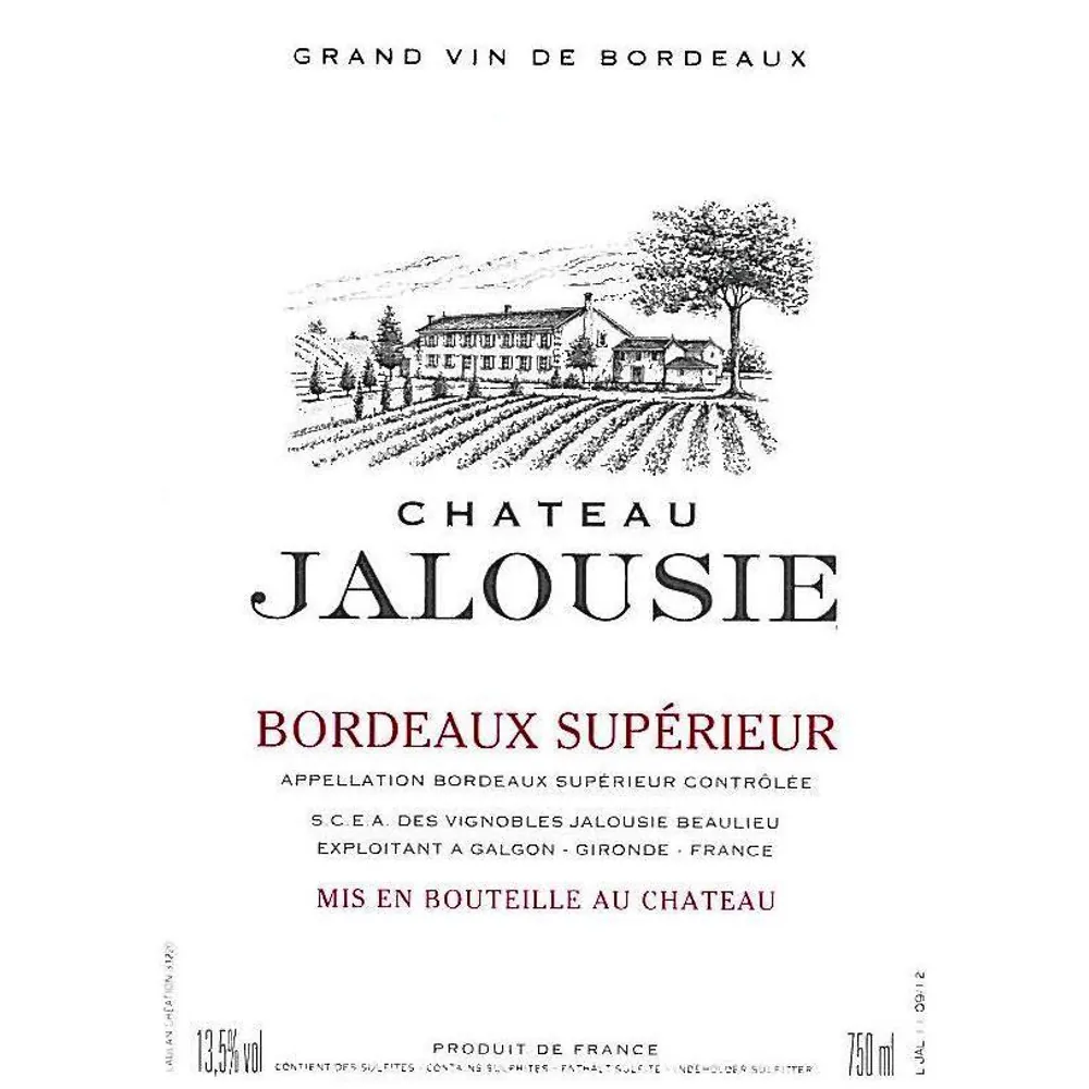 Chateau Jalousie Bottle