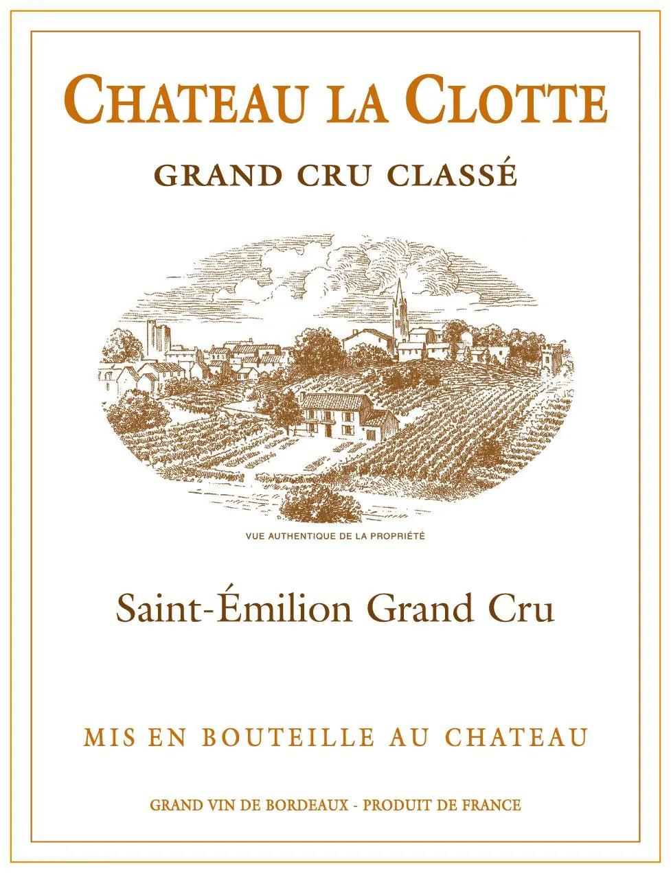 Chateau La Clotte Bottle