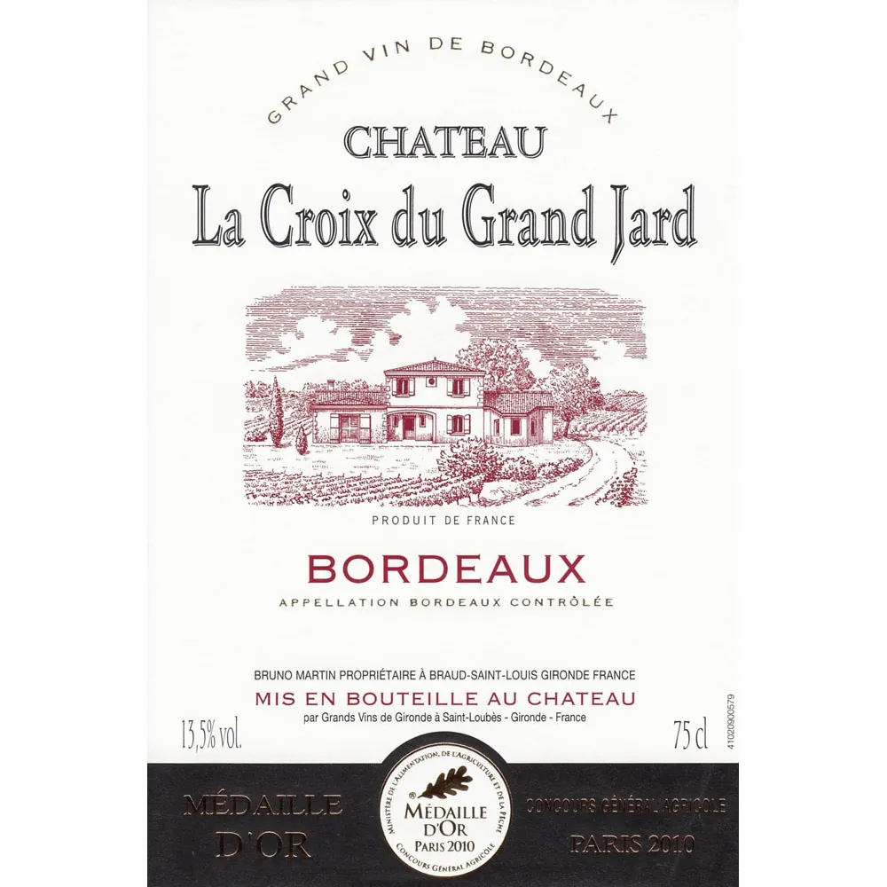 Chateau La Croix du Grand Jard Bottle