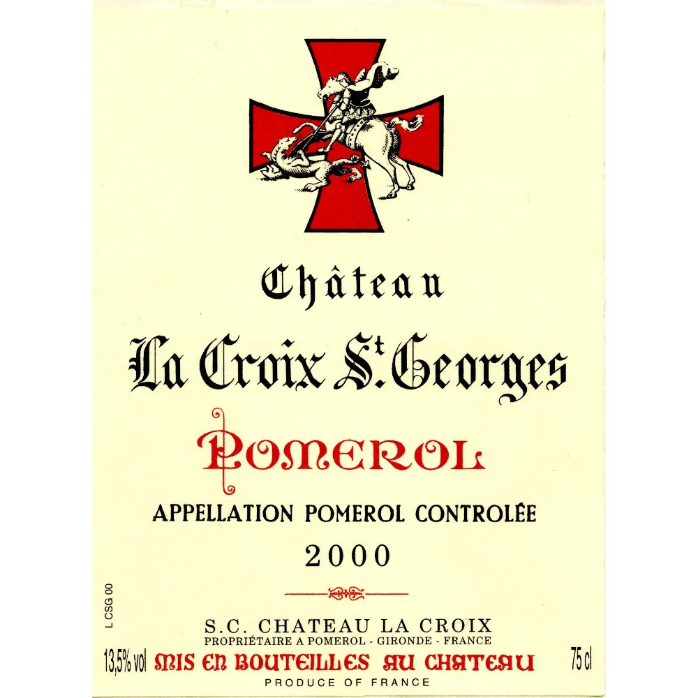 Chateau La Croix St. Georges Bottle