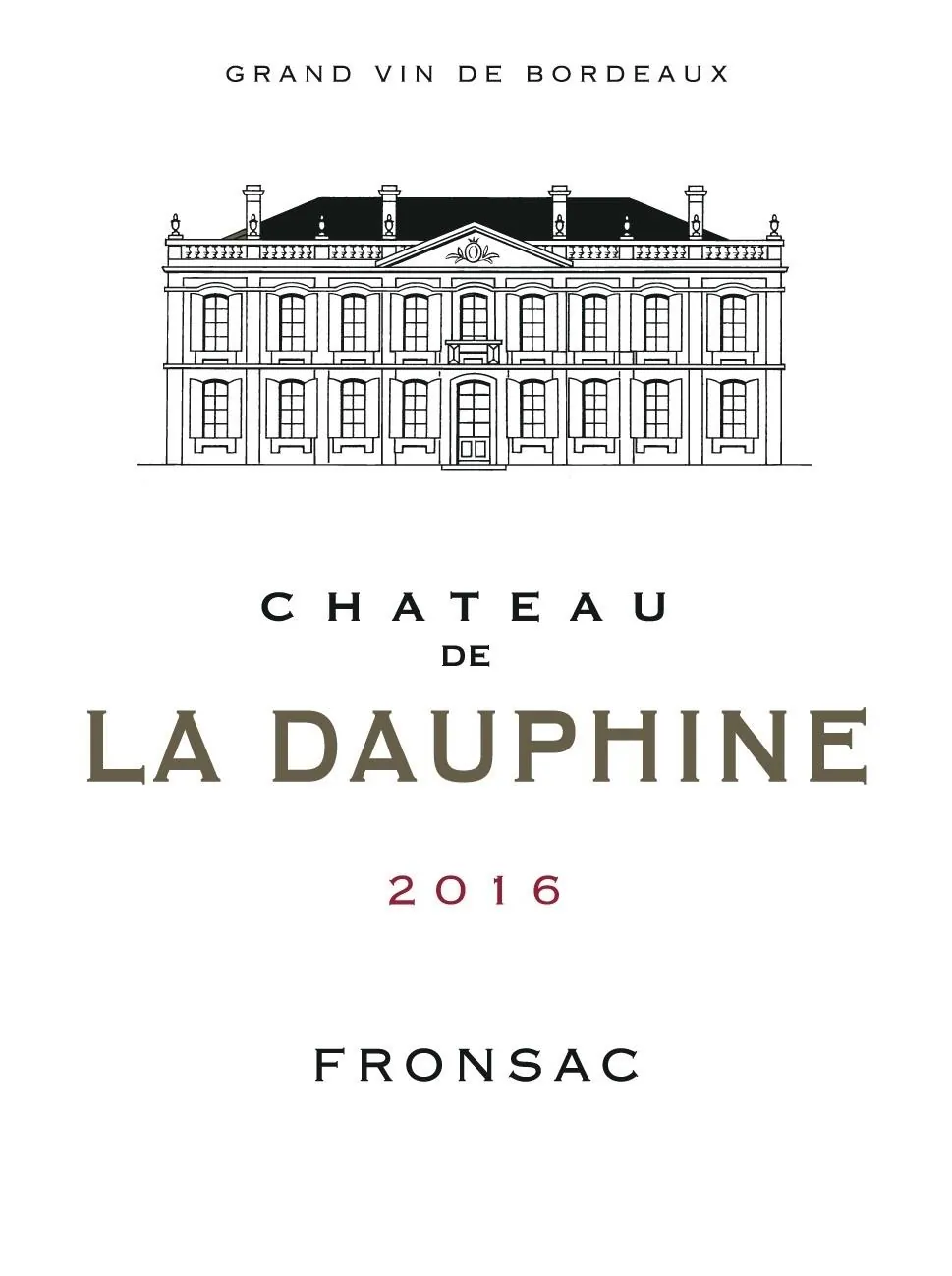 Chateau La Dauphine Bottle