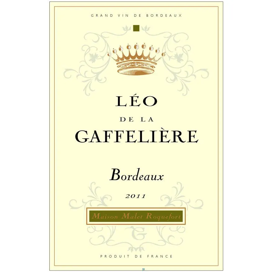 Leo de La Gaffeliere Bottle
