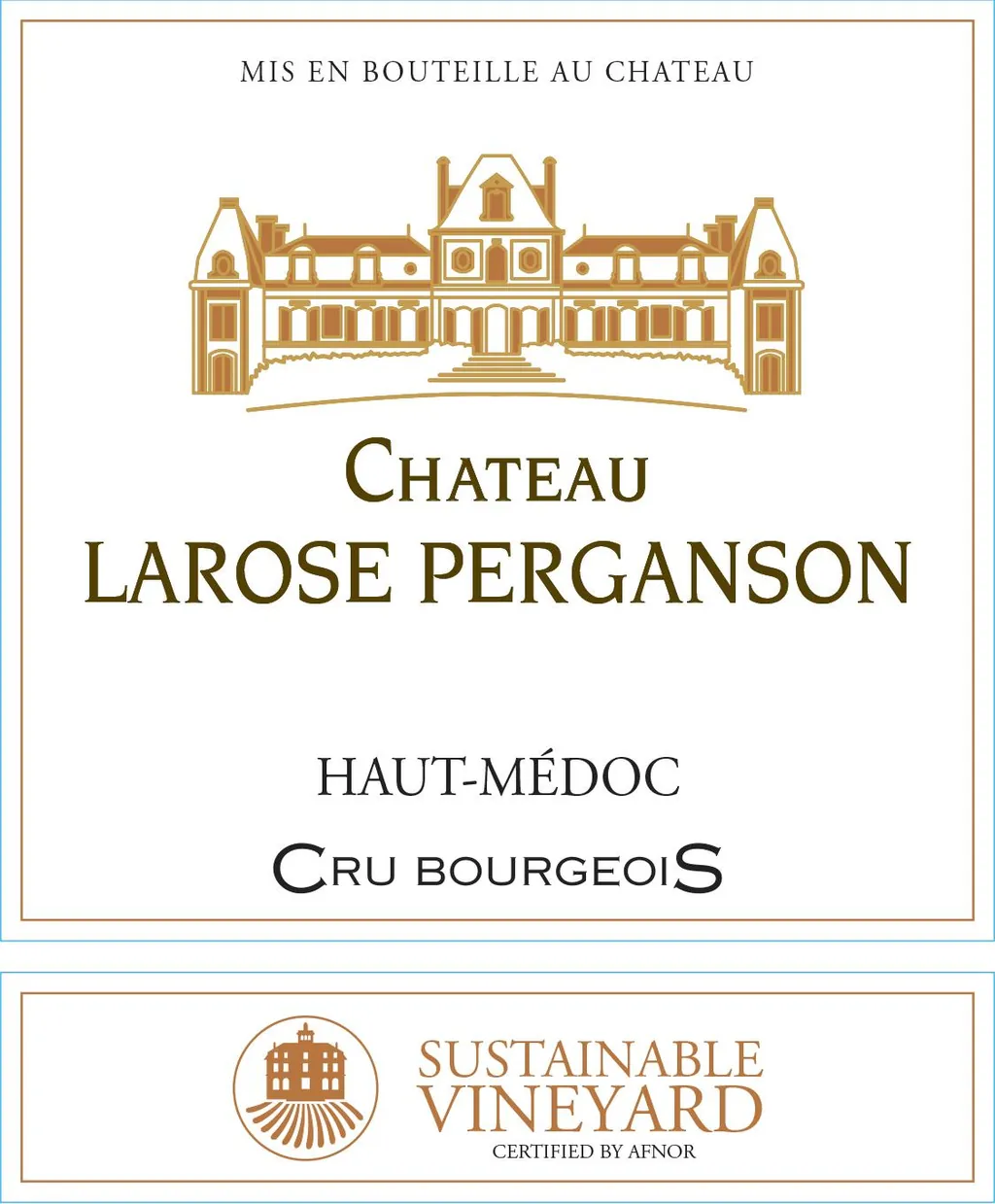 Chateau Larose Perganson Bottle