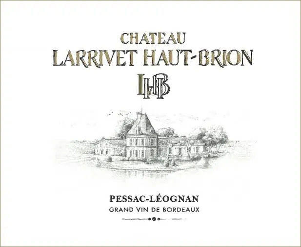 Chateau Larrivet Haut-Brion Bottle