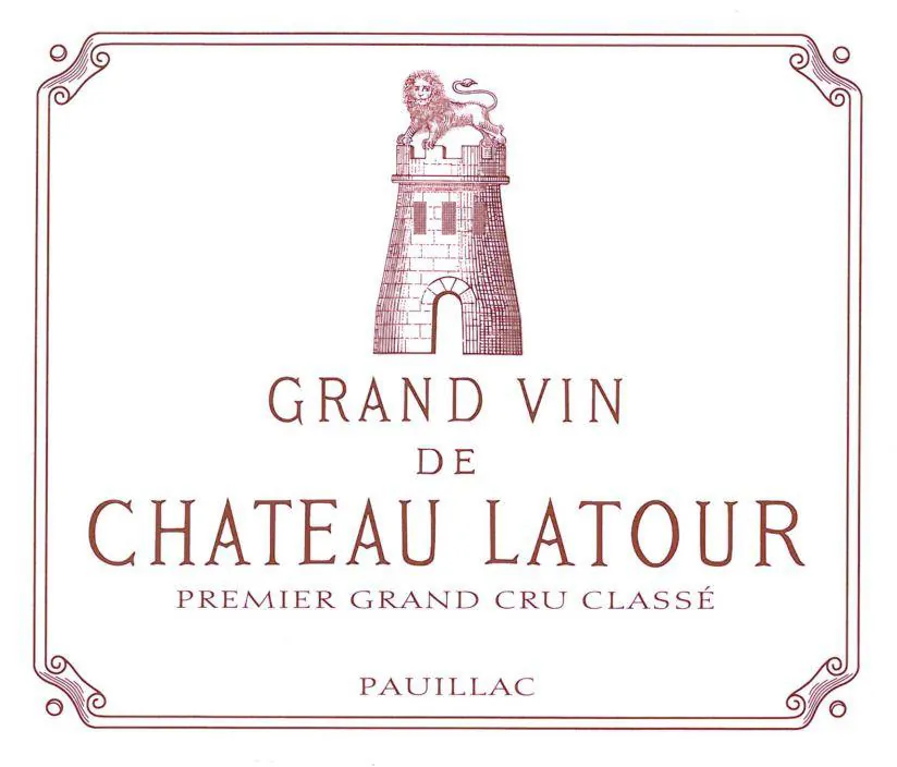 Chateau Latour Bottle