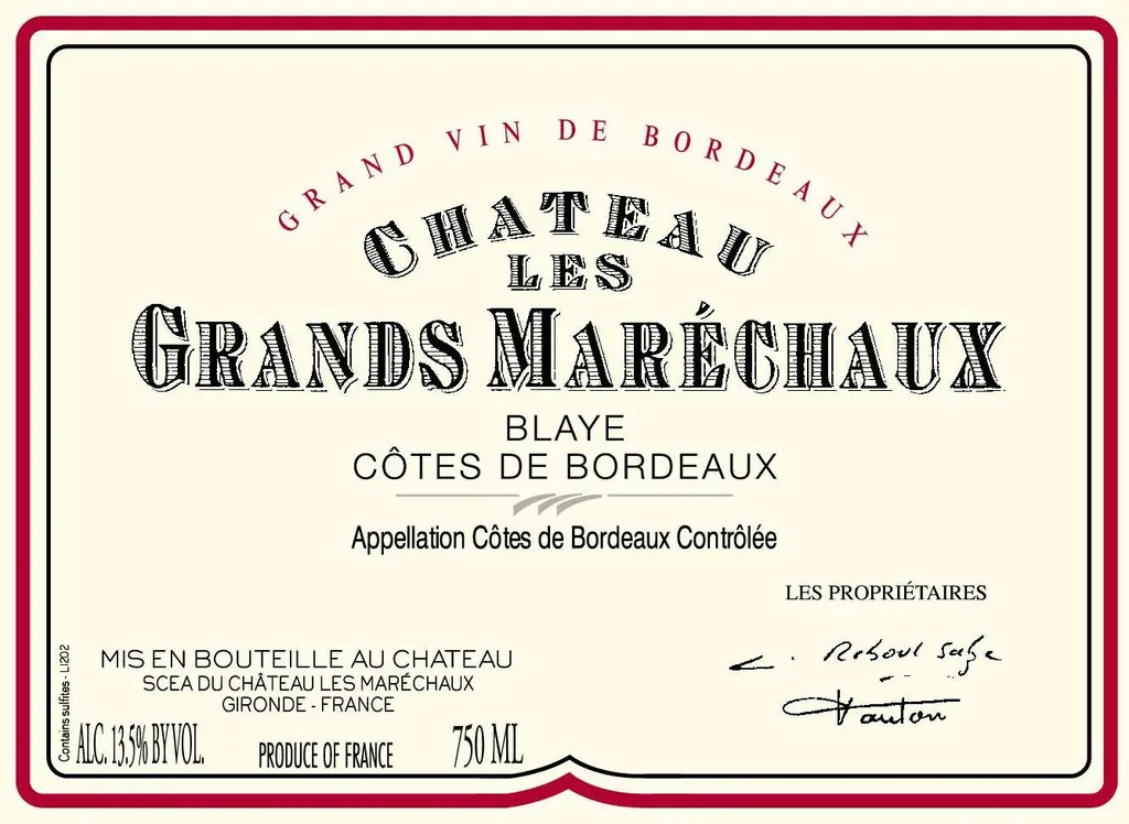 Chateau Les Grands Marechaux Bottle