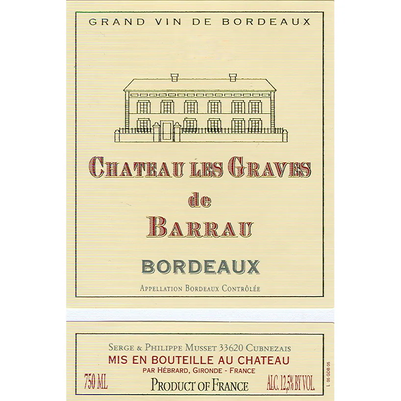 Chateau Les Graves de Barrau Bottle