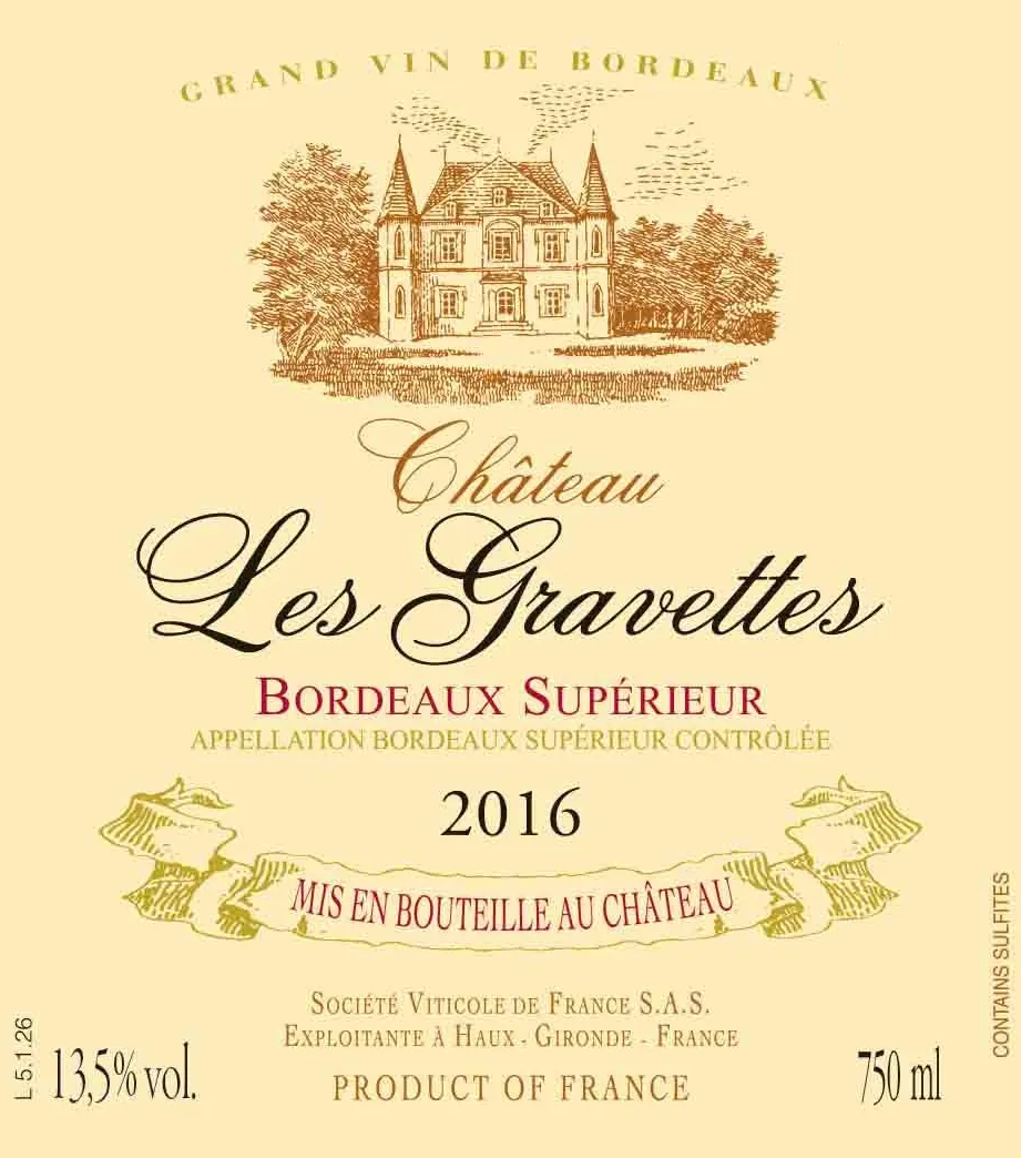 Bordeaux Superieur Bottle
