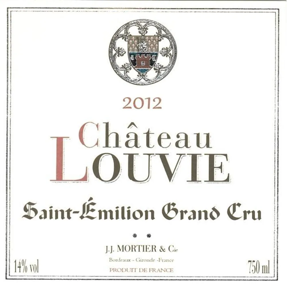 Chateau Louvie Bottle