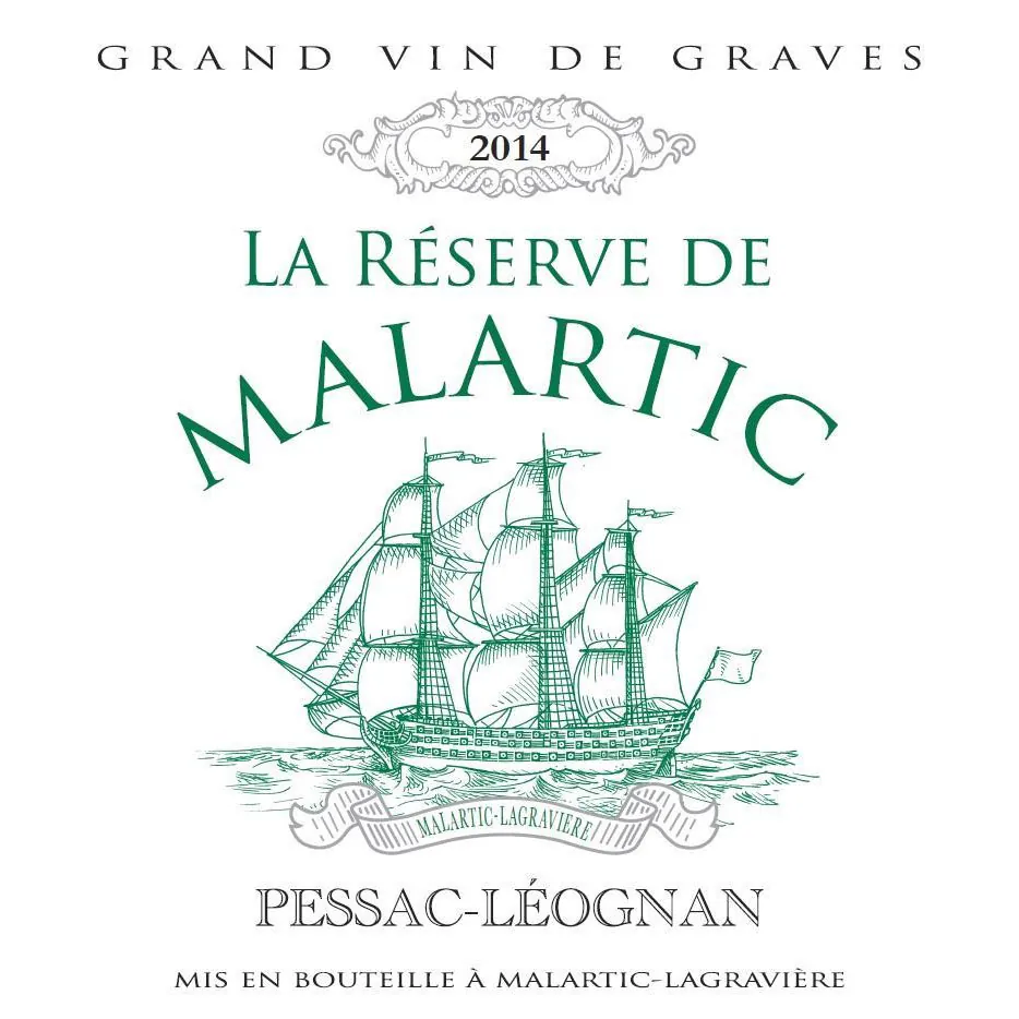 La Reserve de Malartic Blanc Bottle