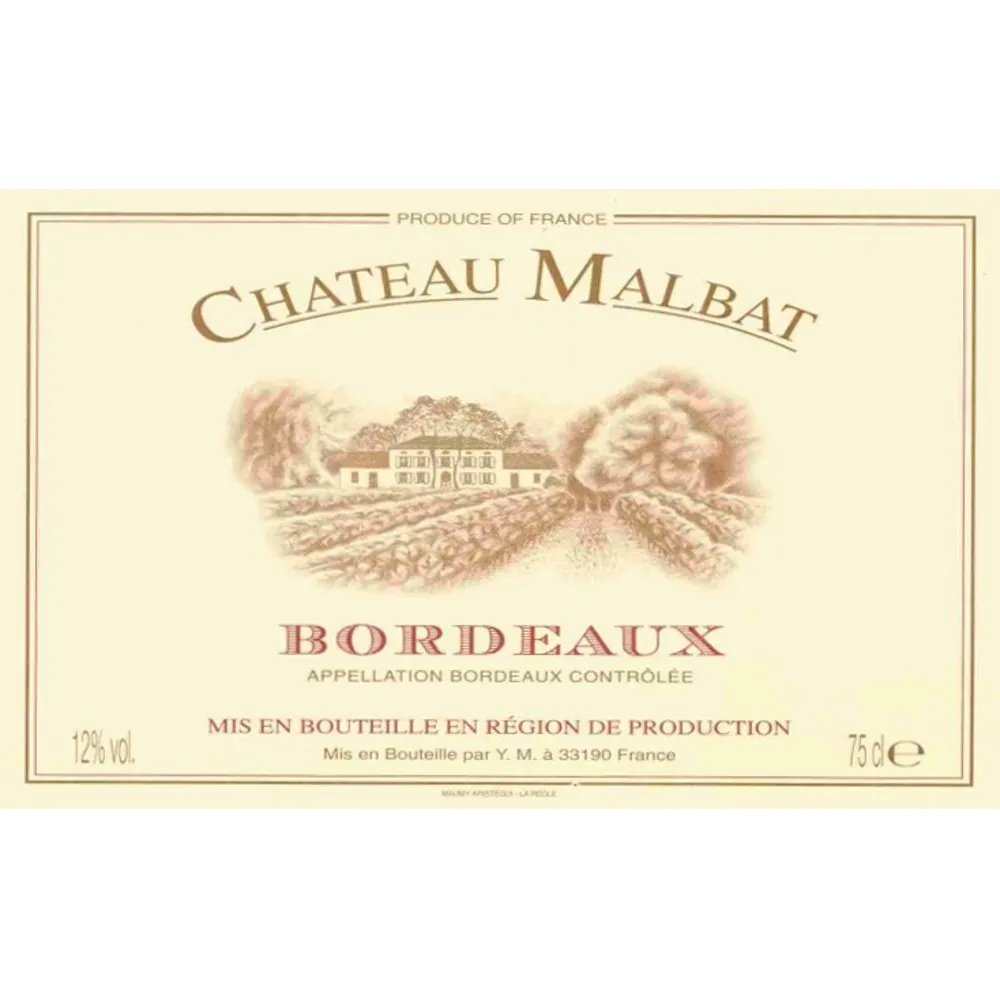 Bordeaux Rouge Bottle
