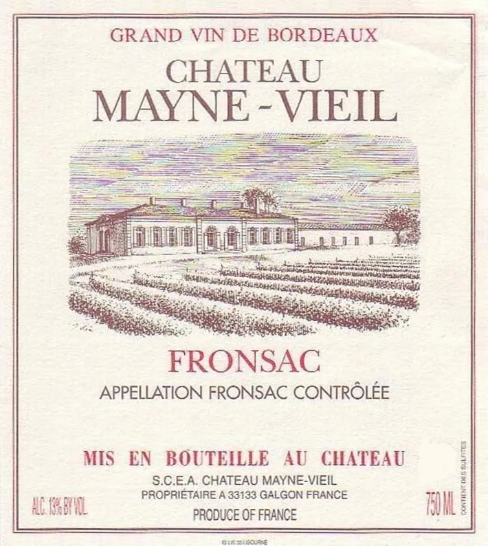 Chateau Mayne Vieil Bottle
