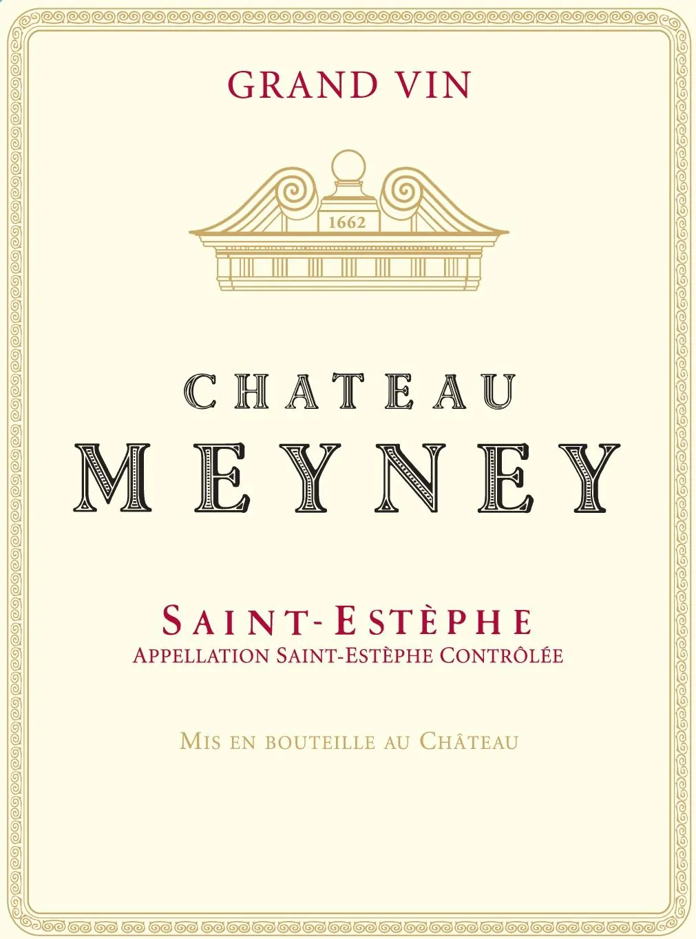 Chateau Meyney Bottle