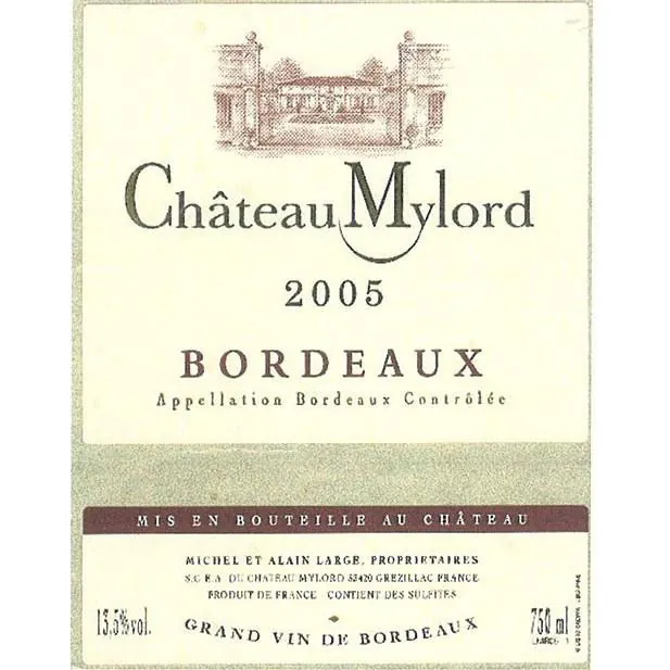 Chateau Mylord Bottle