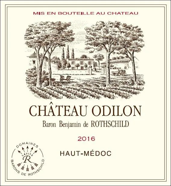 Chateau Odilon Bottle