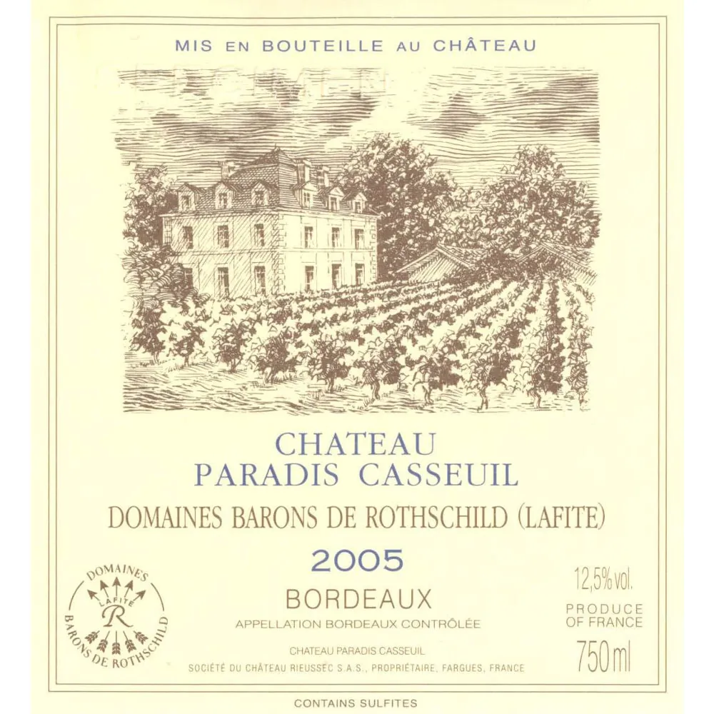 Bordeaux Blanc Bottle
