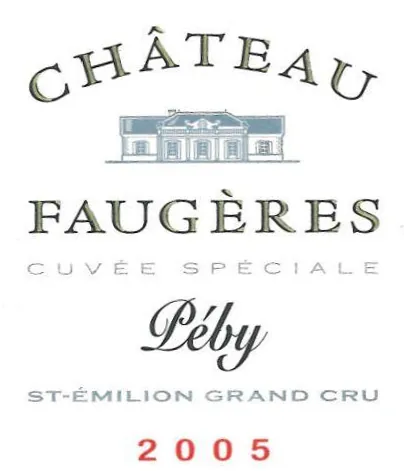 Chateau Peby Faugeres Bottle