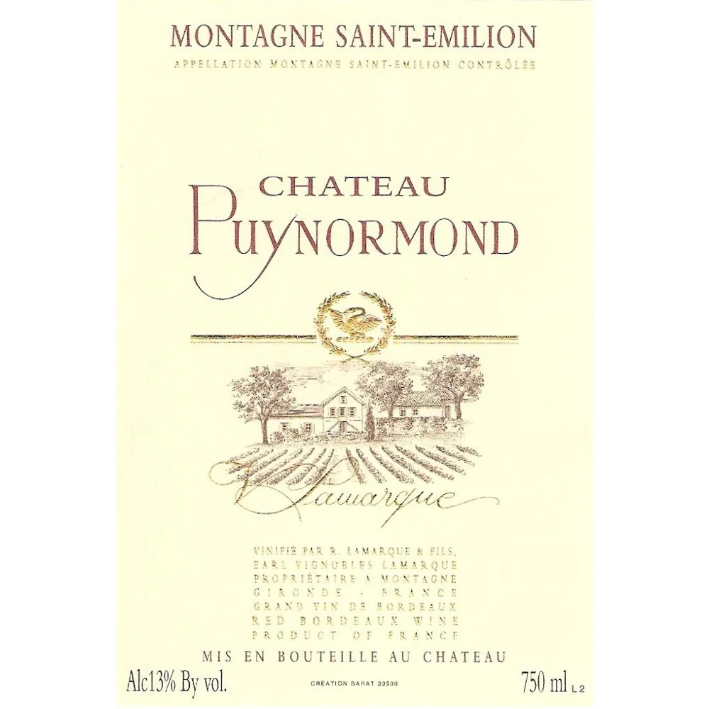 Montagne de St Emilion Bottle
