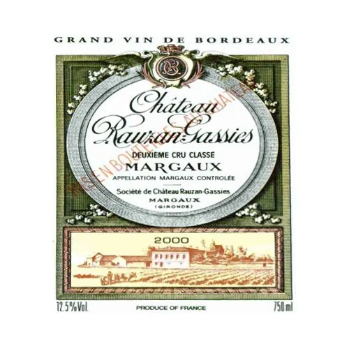 Chateau Rauzan-Gassies Bottle
