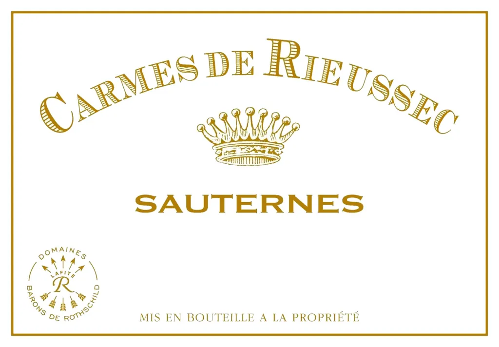 Carmes de Rieussec Sauternes Bottle