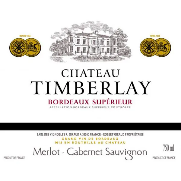 Bordeaux Superieur Rouge Bottle