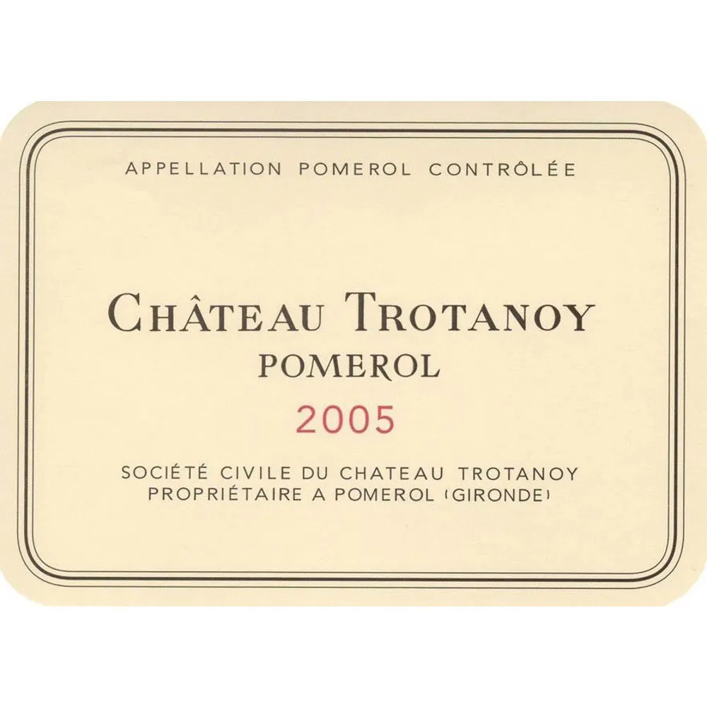 Chateau Trotanoy Bottle