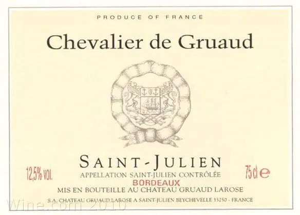 St. Julien Bottle