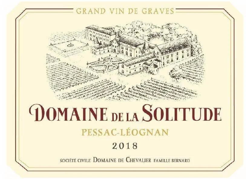 Domaine de la Solitude Pessac-Leognan Bottle