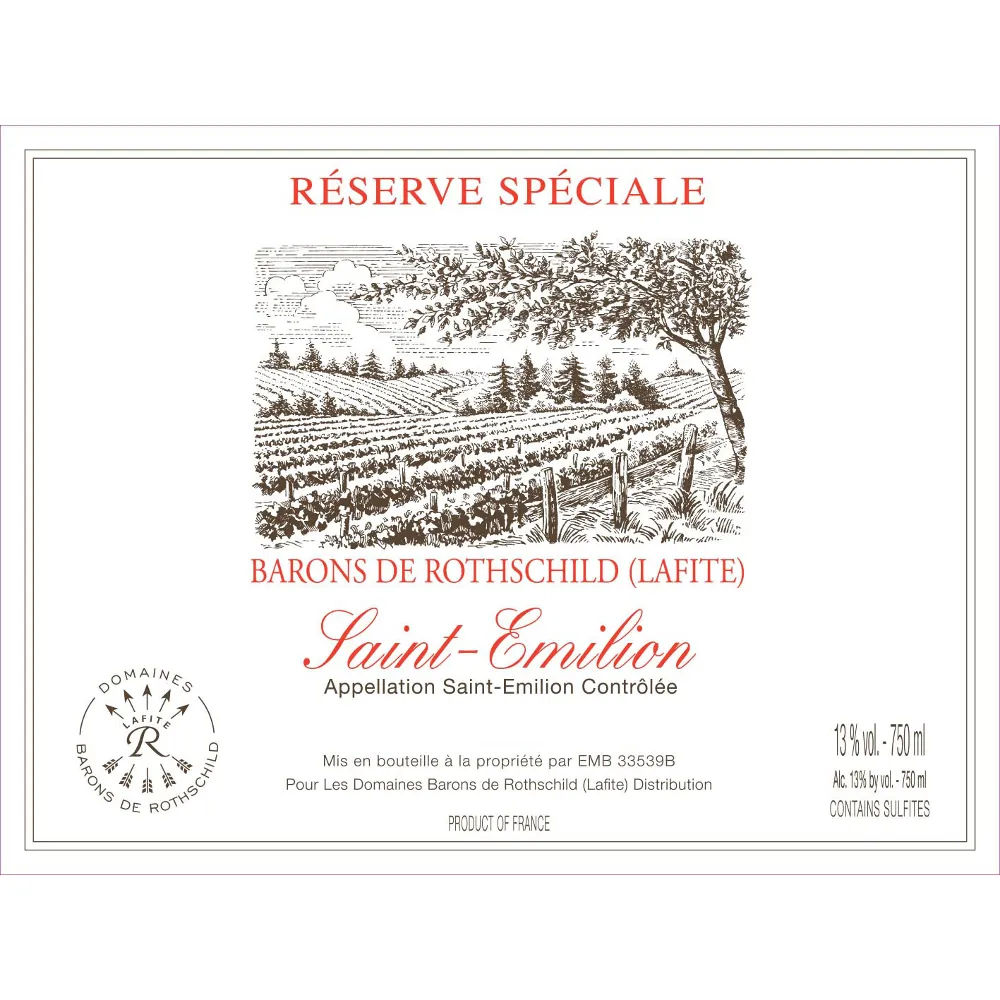 Reserve Speciale St. Emilion Bottle