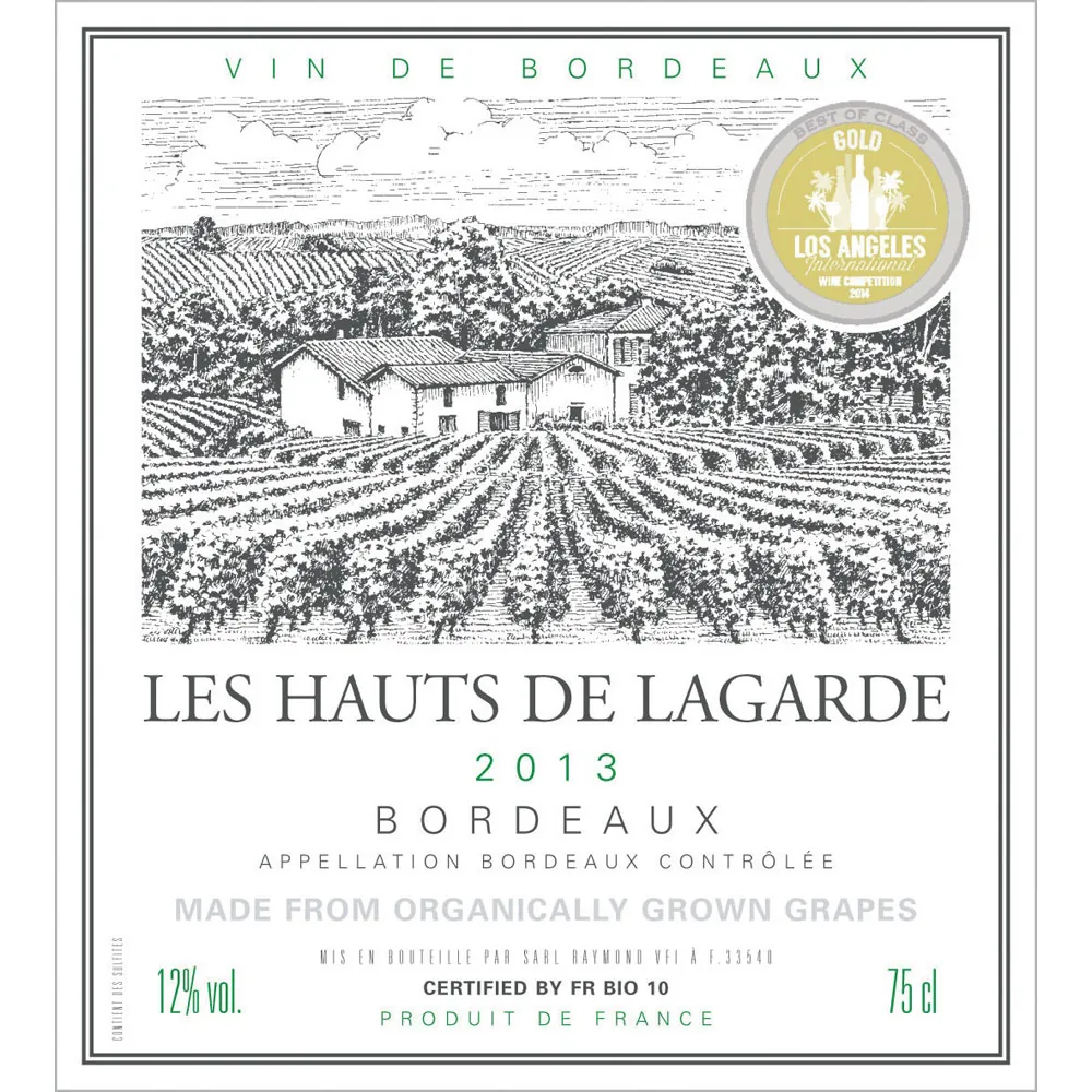 Bordeaux Blanc Bottle