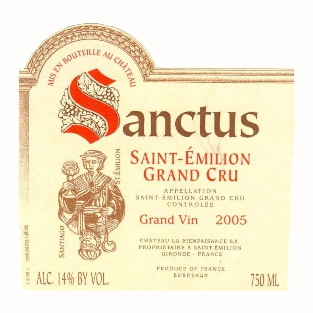 Saint-Emilion Grand Cru Bottle