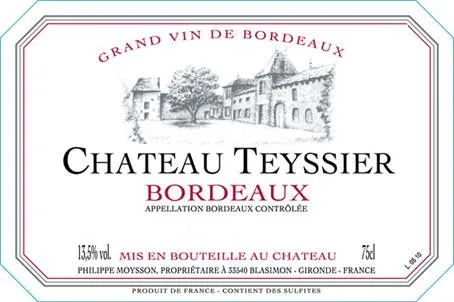 Bordeaux Superieur Bottle