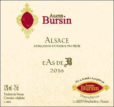 Alsace L'As de B Bottle