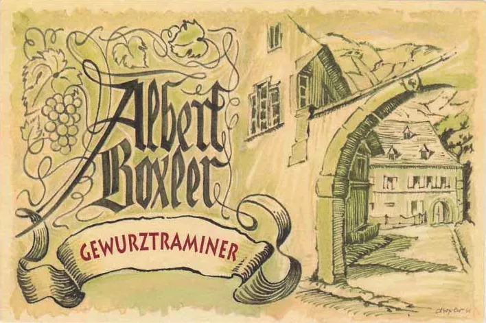 Gewurztraminer Bottle
