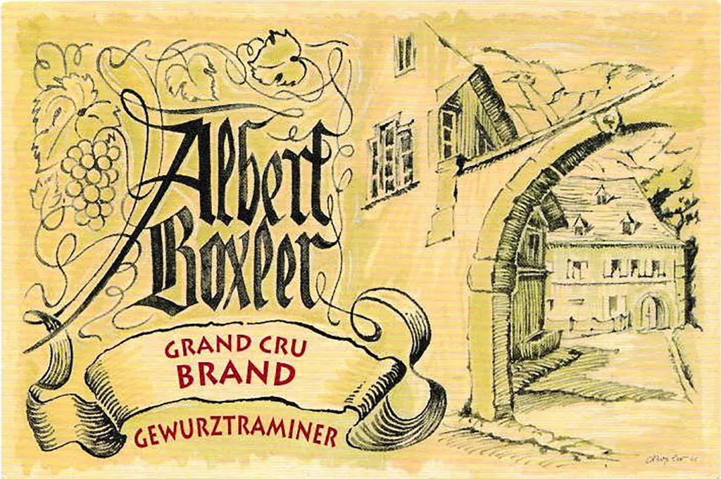 Gewurztraminer Grand Cru Brand Bottle