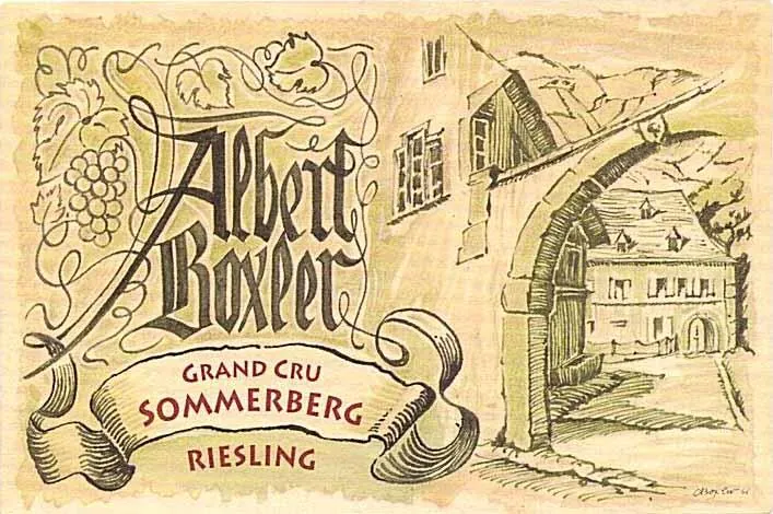 Riesling Grand Cru Sommerberg Eckberg Bottle