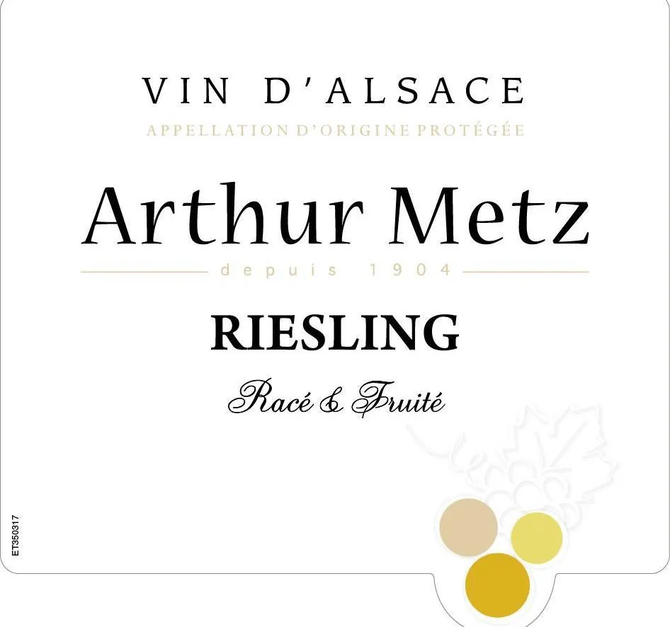 Alsace Riesling Bottle