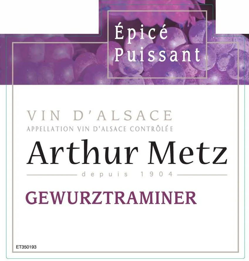 Gewurztraminer Bottle