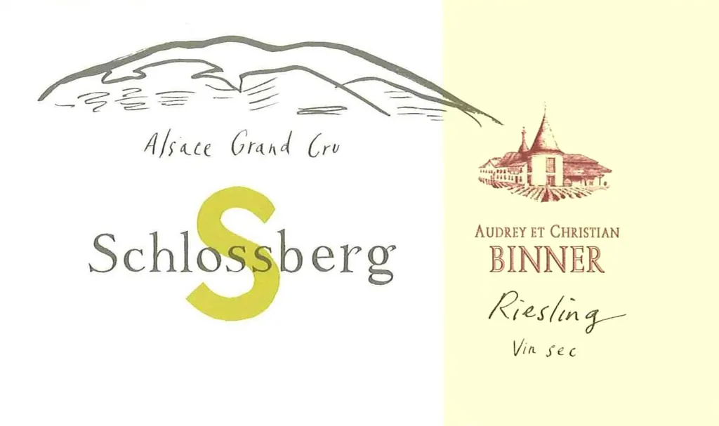 Alsace Grand Cru Schlossberg Riesling Bottle