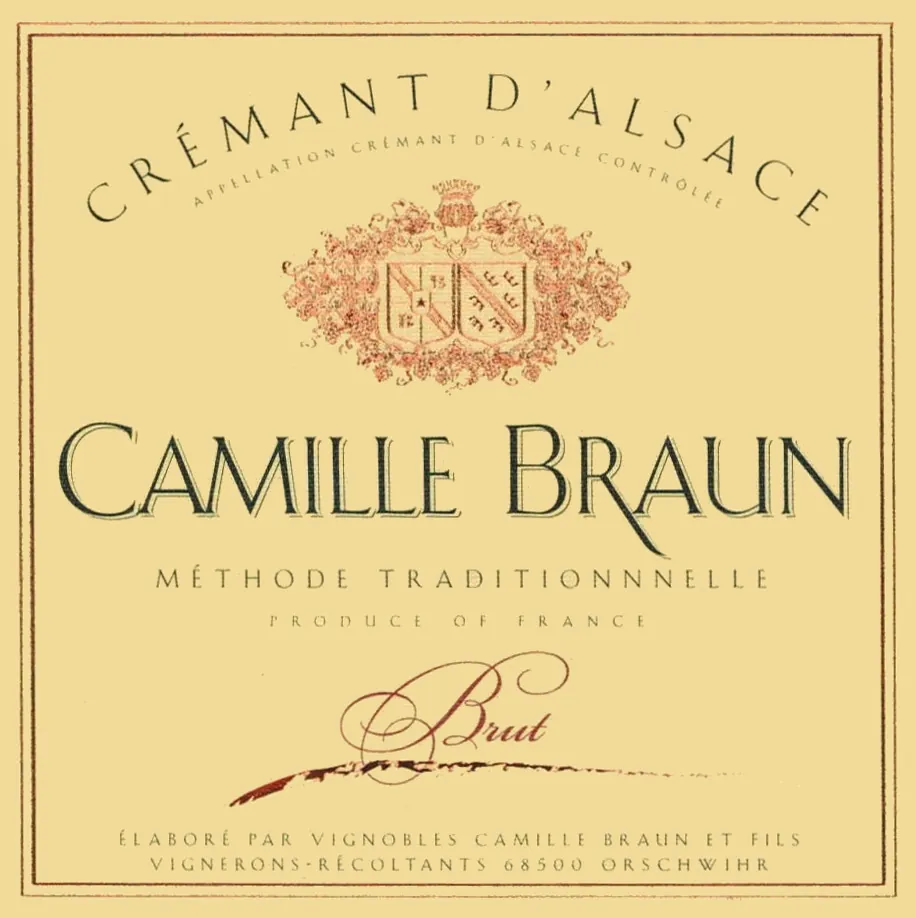 Cremant d'Alsace Brut Bottle