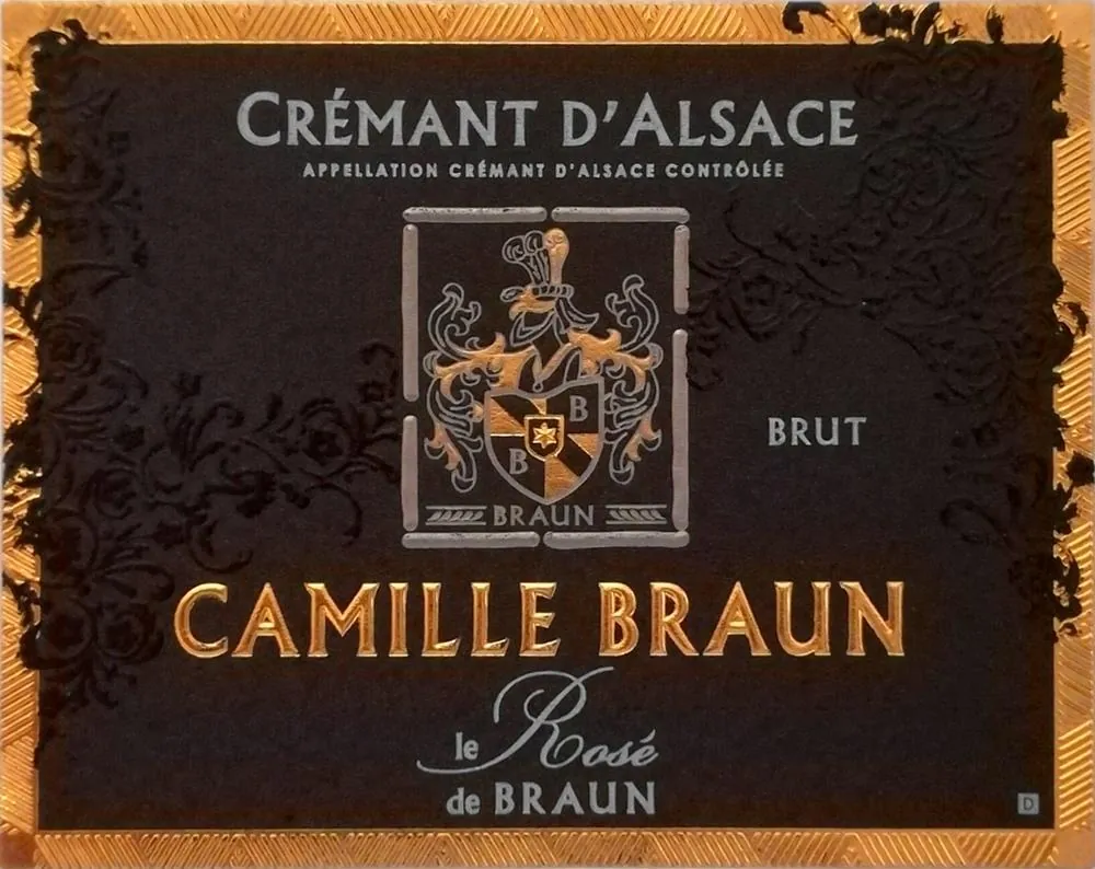 Cremant d'Alsace Brut Rose Bottle