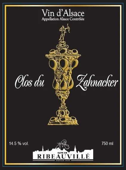 Clos du Zahnacker Bottle