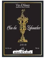 Clos du Zahnaker Riesling Bottle