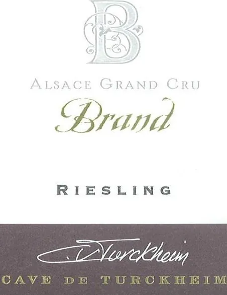 Alsace Brand Grand Cru Riesling Bottle