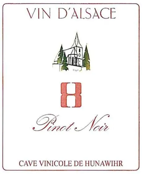 8 Pinot Noir Bottle