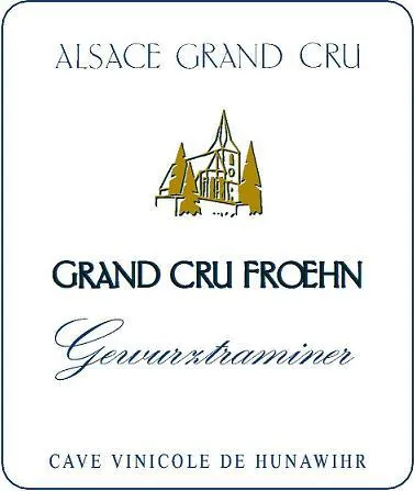 Alsace Froehn Grand Cru Gewurztraminer Bottle