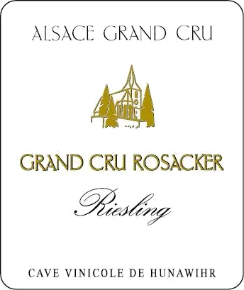 Alsace Rosacker Grand Cru Riesling Bottle