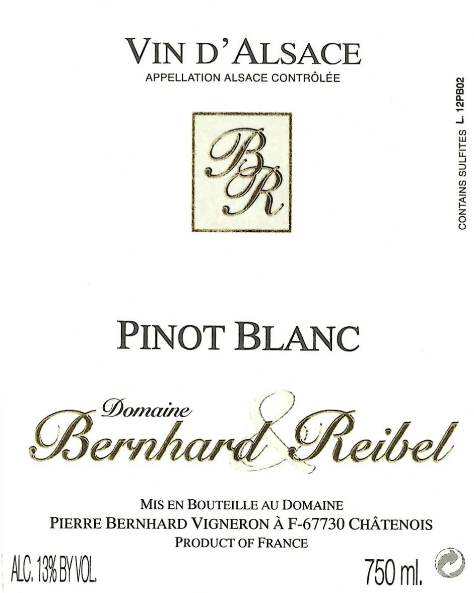 Pinot Blanc Bottle