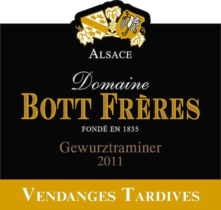 Vendange Tardive Gewurztraminer Bottle