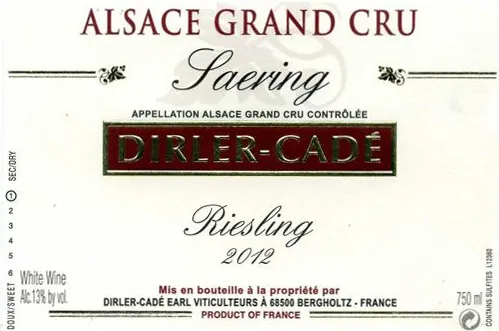 Saering Riesling Bottle